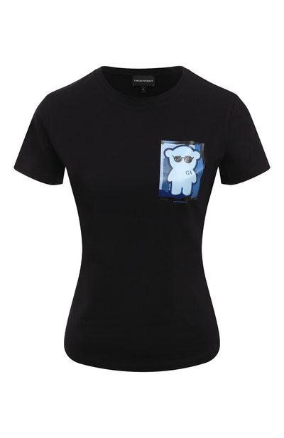 Женская хлопковая футболка EMPORIO ARMANI, арт. 3R2T8D/2J07Z
