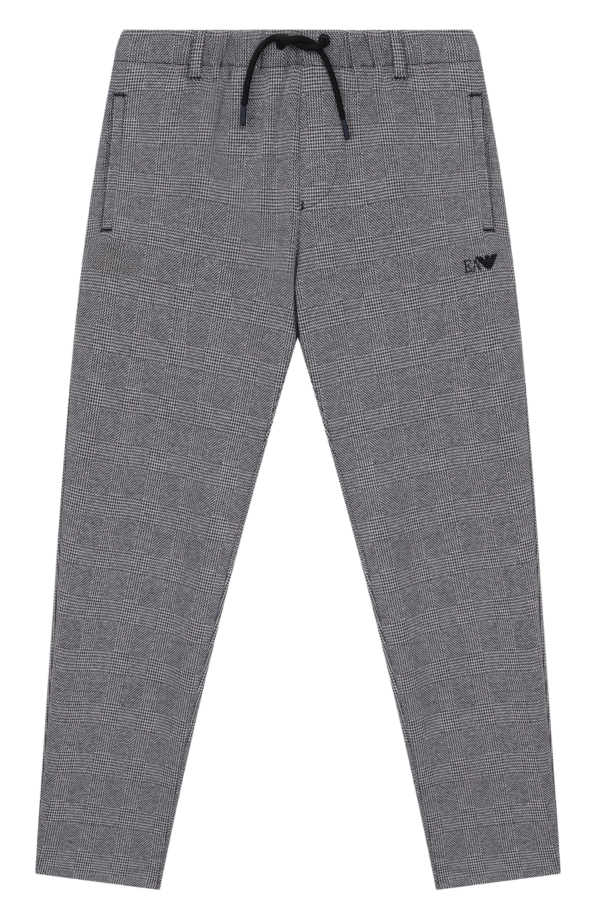 Брюки из вискозы и хлопка EMPORIO ARMANI, арт. EB000599/AF16695, фото 1