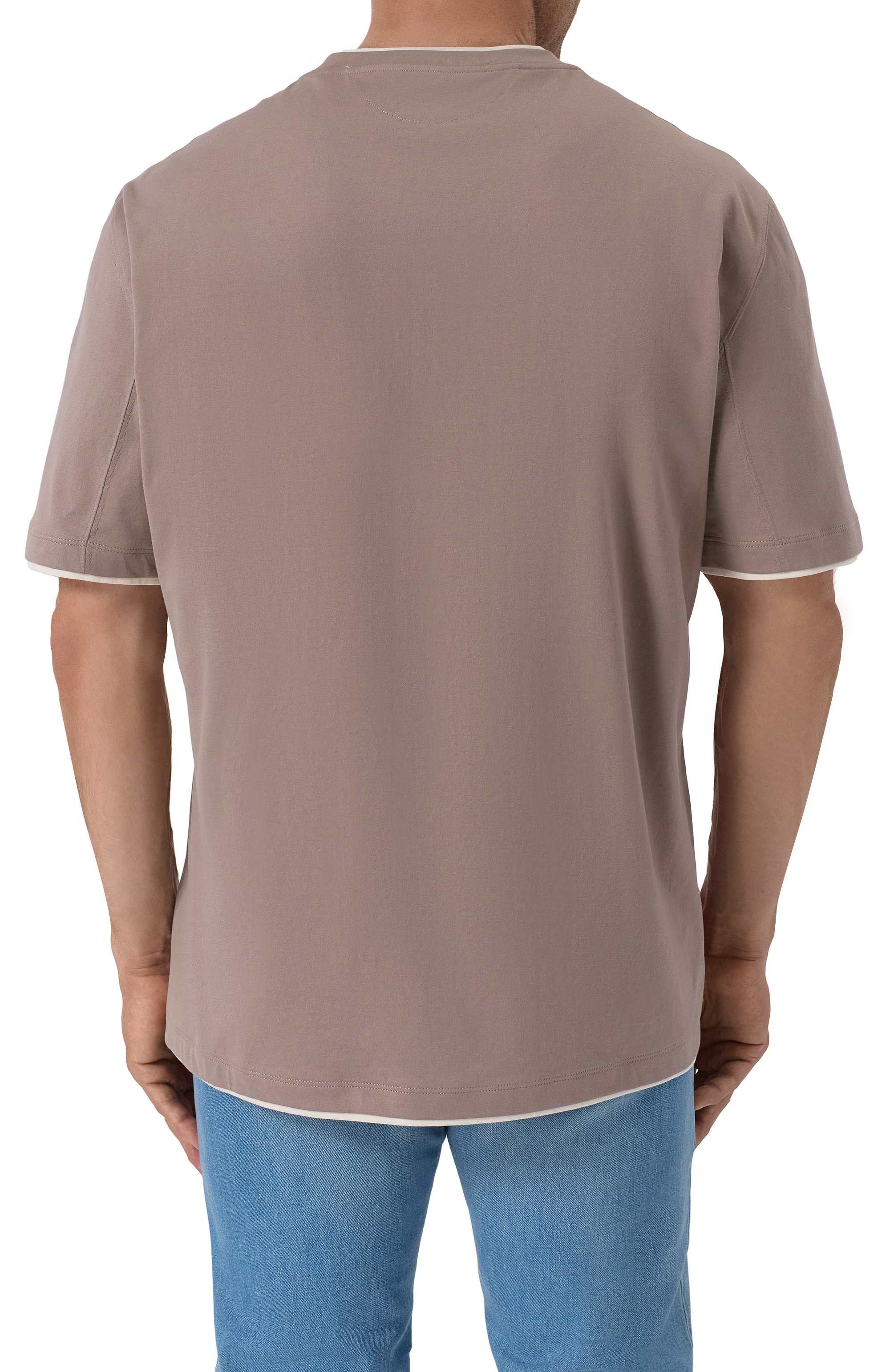 Хлопковая футболка BRUNELLO CUCINELLI, арт. M0B137427W, фото 4