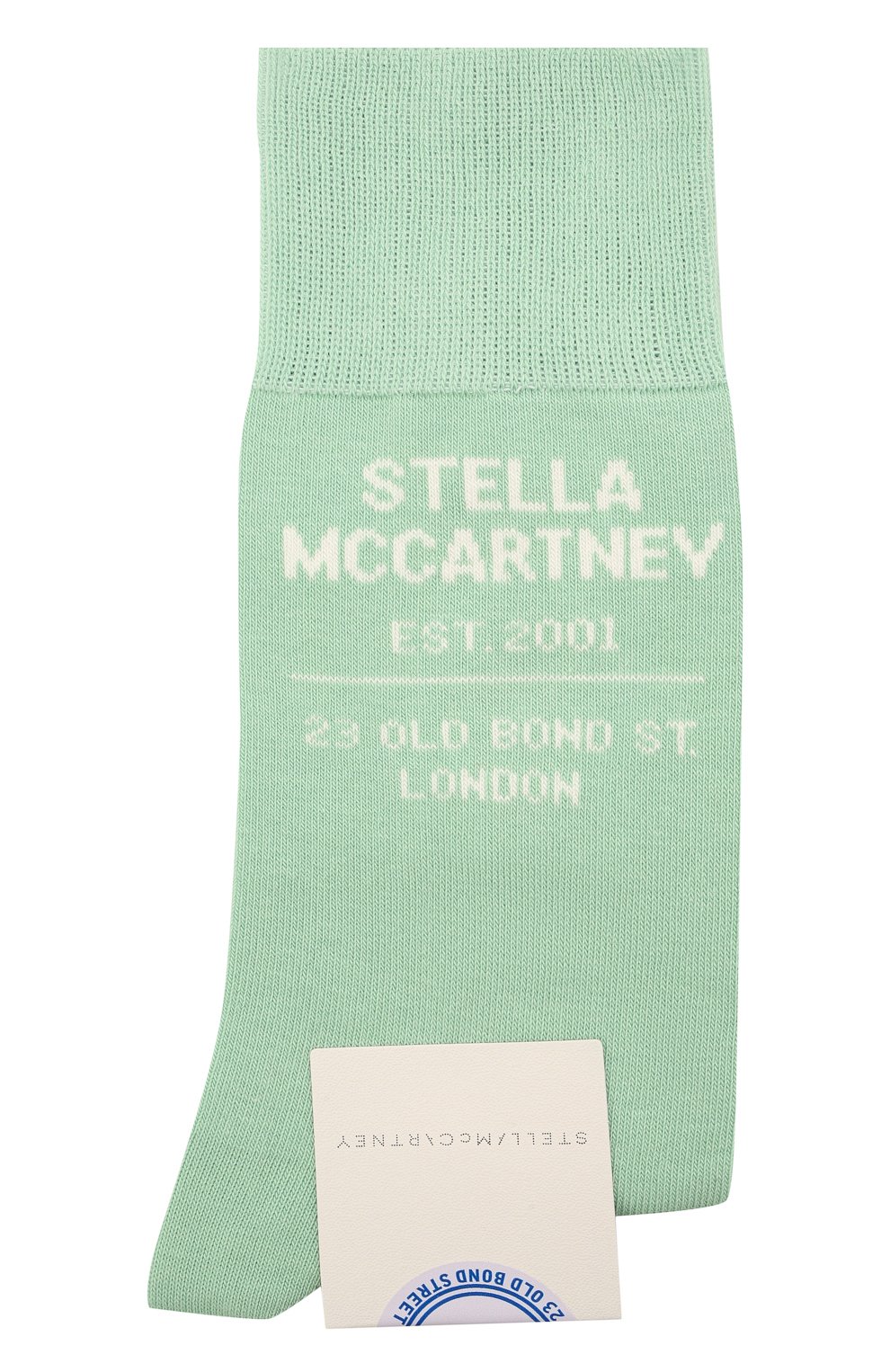 Носки STELLA MCCARTNEY светло-зеленого цвета по цене 6450 руб., арт. 603074/S7229, фото 1 Носки STELLA MCCARTNEY, арт. 603074/S7229, фото 1