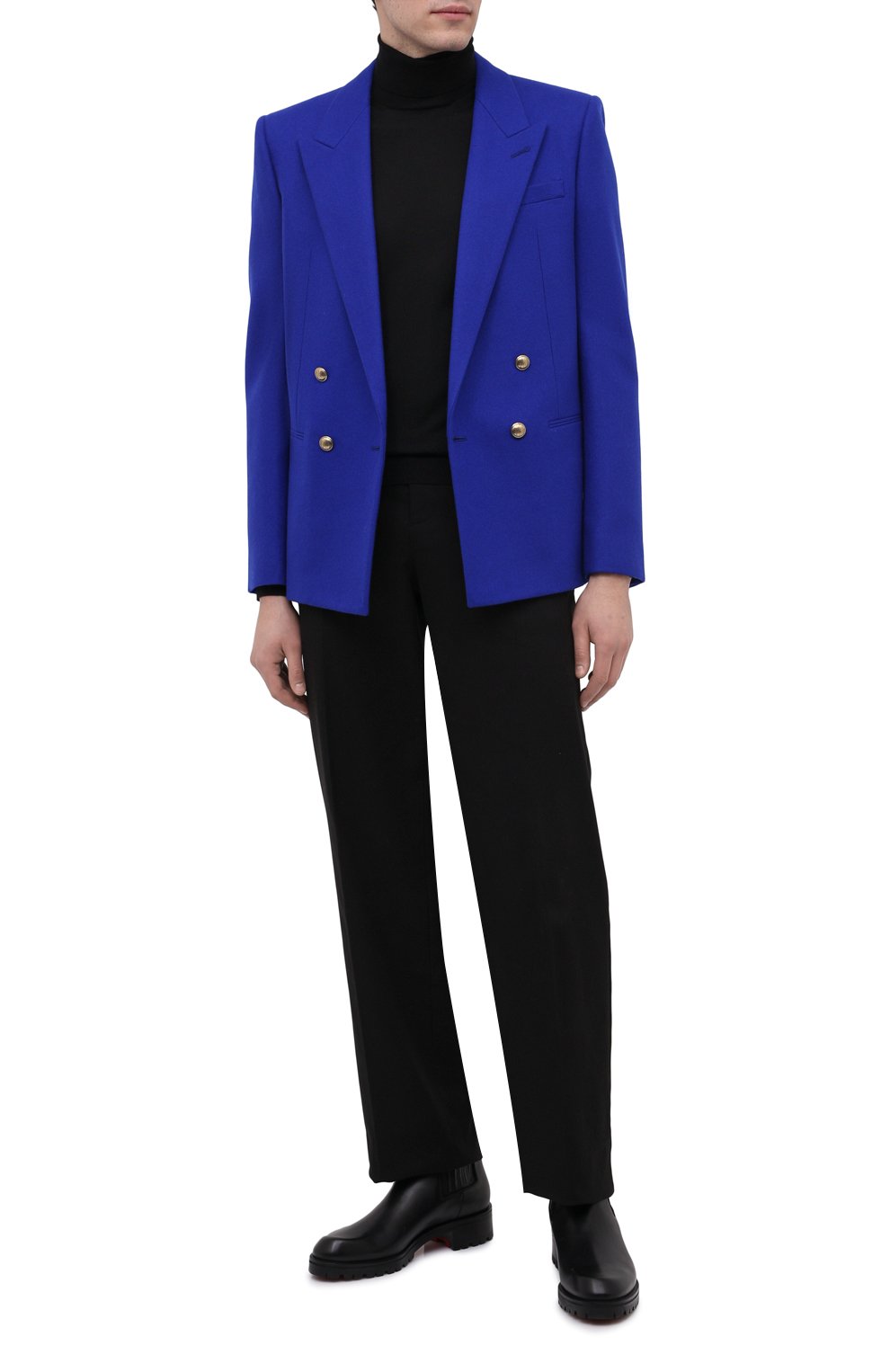 Шерстяной пиджак SAINT LAURENT, арт. 662469/Y1D08, фото 2