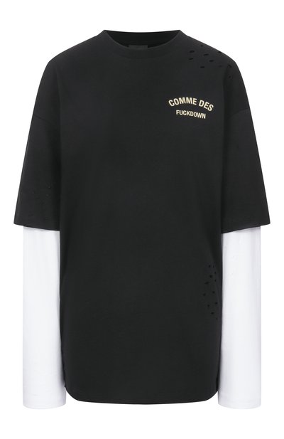 Женская хлопковый лонгслив COMME DES FUCKDOWN, арт. CFABW01666