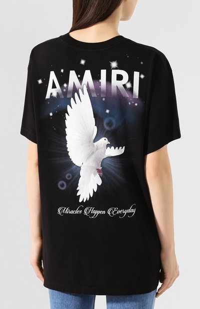 Хлопковая футболка AMIRI, арт. Y0W03344CJ, фото 4