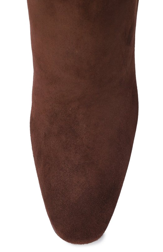 Замшевые ботильоны MVST by Sergio Rossi MVST B15750/MCAZ01 Коричневый  B15750/MCAZ01 Фото 6
