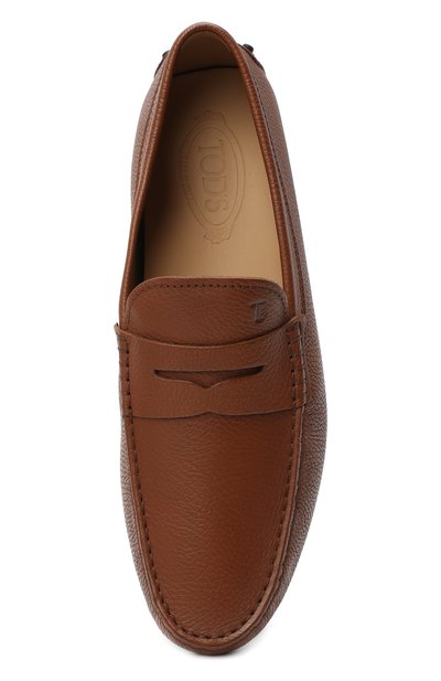 Кожаные мокасины TOD’S коричневого цвета по цене 53050 руб., арт. XXM64C00640VYP, фото 5 Кожаные мокасины TOD’S, арт. XXM64C00640VYP, фото 5