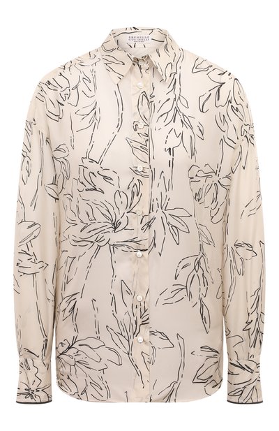 Женская шелковая блузка BRUNELLO CUCINELLI, арт. ML940MK996