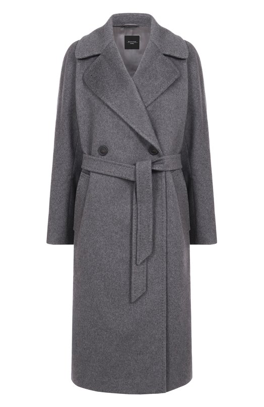 Кашемировое пальто Weekend Max Mara CASCIA Серый CASCIA