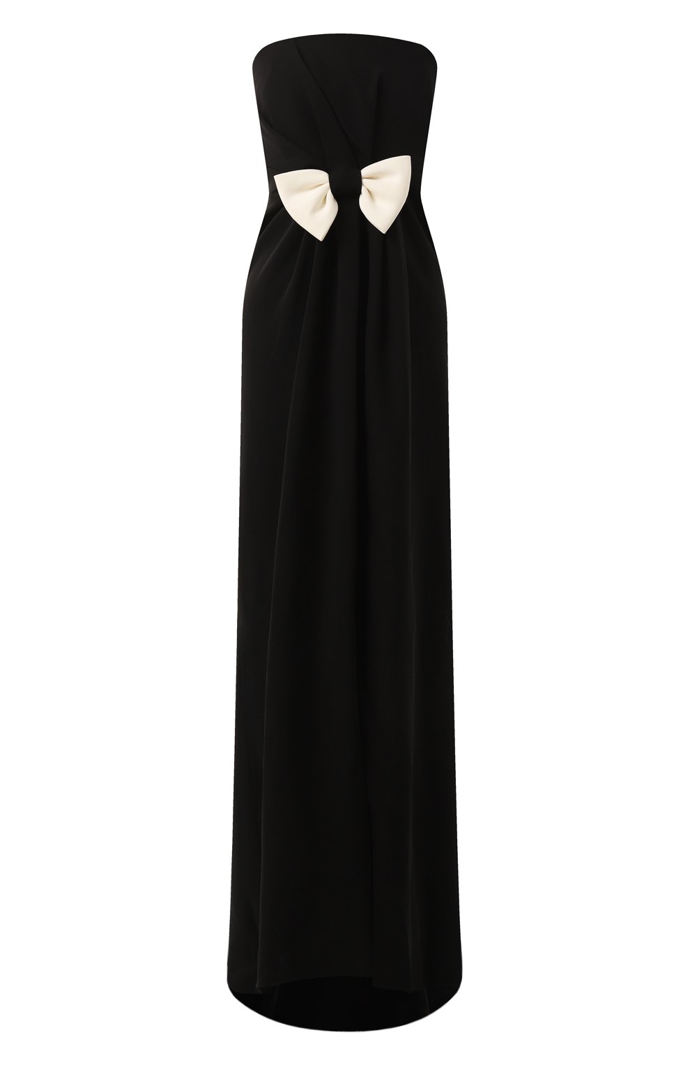 Шелковое платье VALENTINO черного цвета по цене 1260000 руб., арт. 5B3VDJF51MM, фото 1 Шелковое платье VALENTINO, арт. 5B3VDJF51MM, фото 1