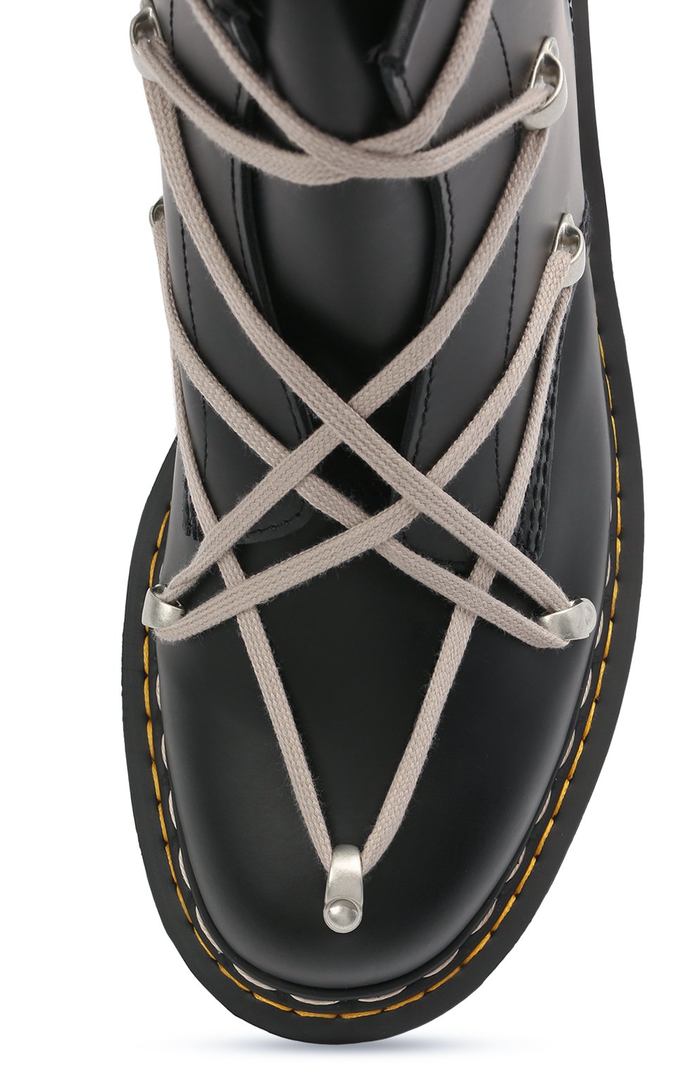 Кожаные ботинки rick owens x dr. martens RICK OWENS, арт. DM21S6807/9001, фото 5