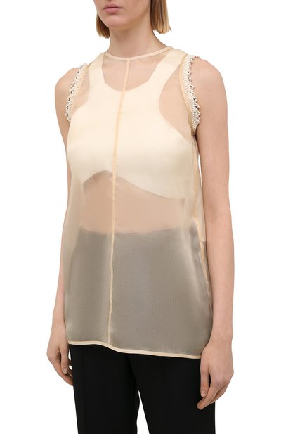 Шелковый топ JIL SANDER, арт. JSWS566780-WS282500, фото 3