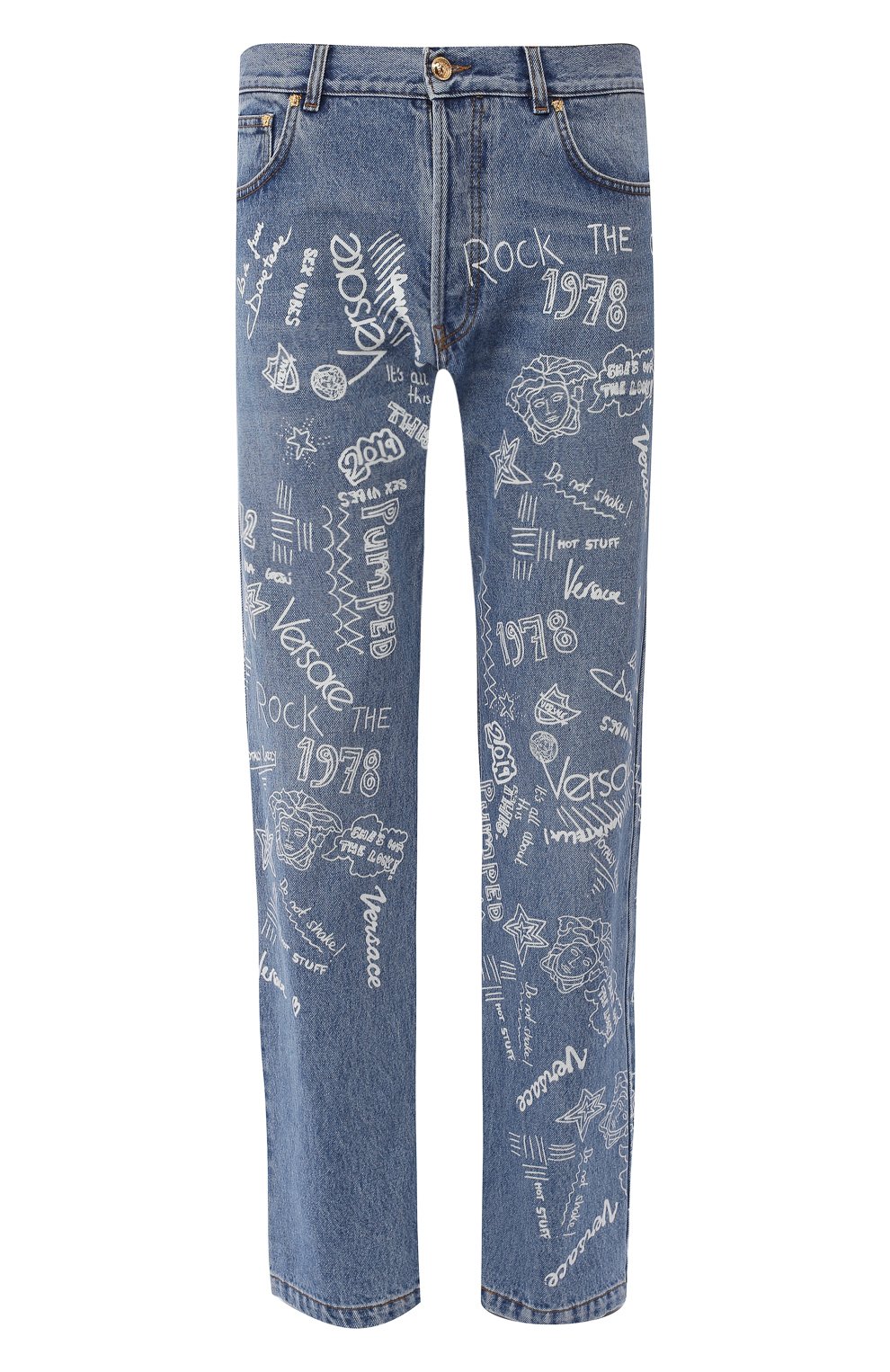 Джинсы прямого кроя VERSACE, арт. A81456/A228566, фото 1