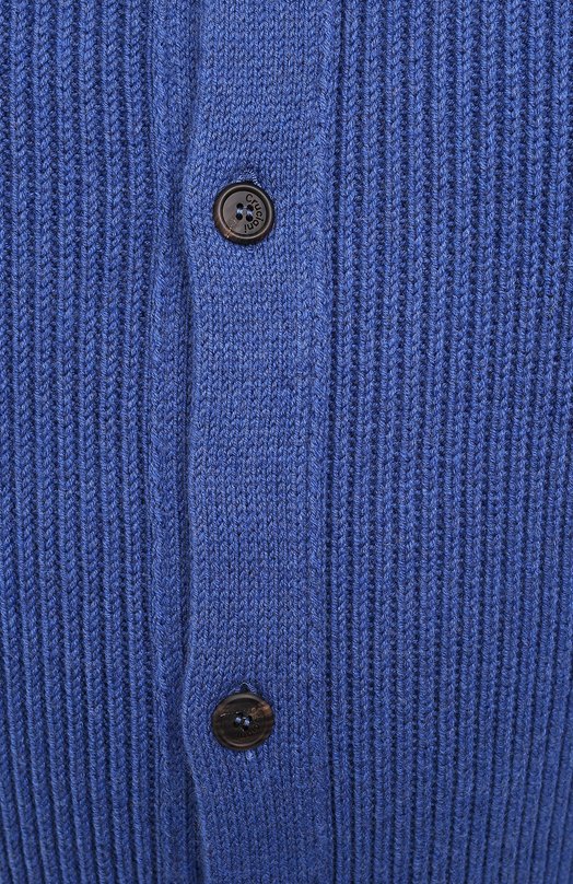 Шерстяной кардиган Cruciani Синий, фото 5