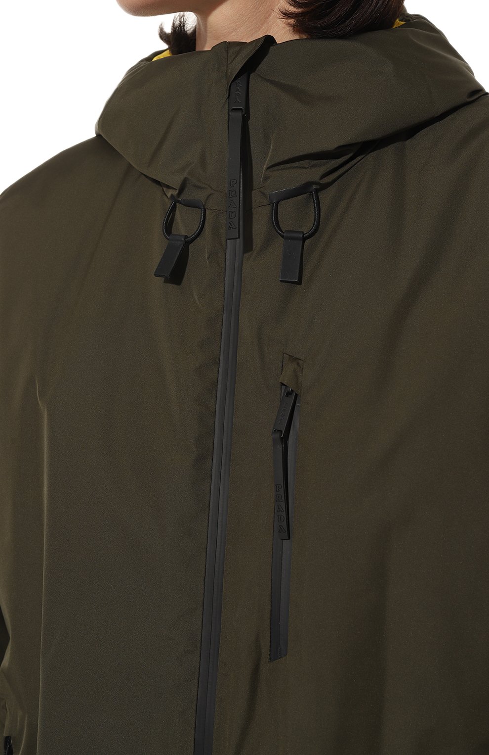 Плащ prada linea rossa PRADA хаки цвета по цене 310000 руб., арт. 29X984-1XYV-F0O4J-212, фото 5 Плащ prada linea rossa PRADA, арт. 29X984-1XYV-F0O4J-212, фото 5
