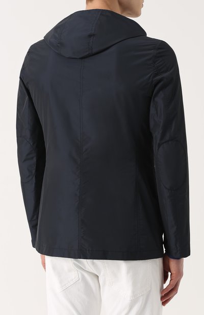 Куртка с добавлением шелка на молнии с капюшоном KITON, арт. UW0210/7N76, фото 4