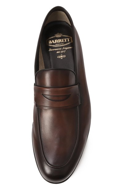 Кожаные пенни-лоферы BARRETT коричневого цвета по цене 67850 руб., арт. 251U006.2/C0RSAR0, фото 5 Кожаные пенни-лоферы BARRETT, арт. 251U006.2/C0RSAR0, фото 5