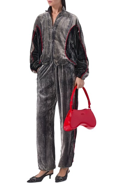 Сумка play DIESEL красного цвета по цене 35400 руб., арт. X10201/P6255, фото 3 Сумка play DIESEL, арт. X10201/P6255, фото 3