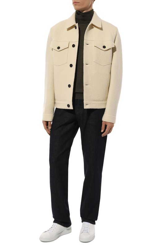 Шерстяная водолазка Corneliani 94M523-9425126 Зелёный  94M523-9425126 Фото 2