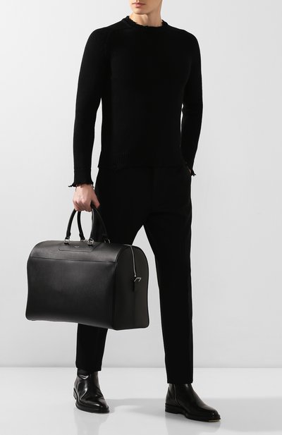 Кожаная дорожная сумка SAINT LAURENT, арт. 556995/BTY0E, фото 2