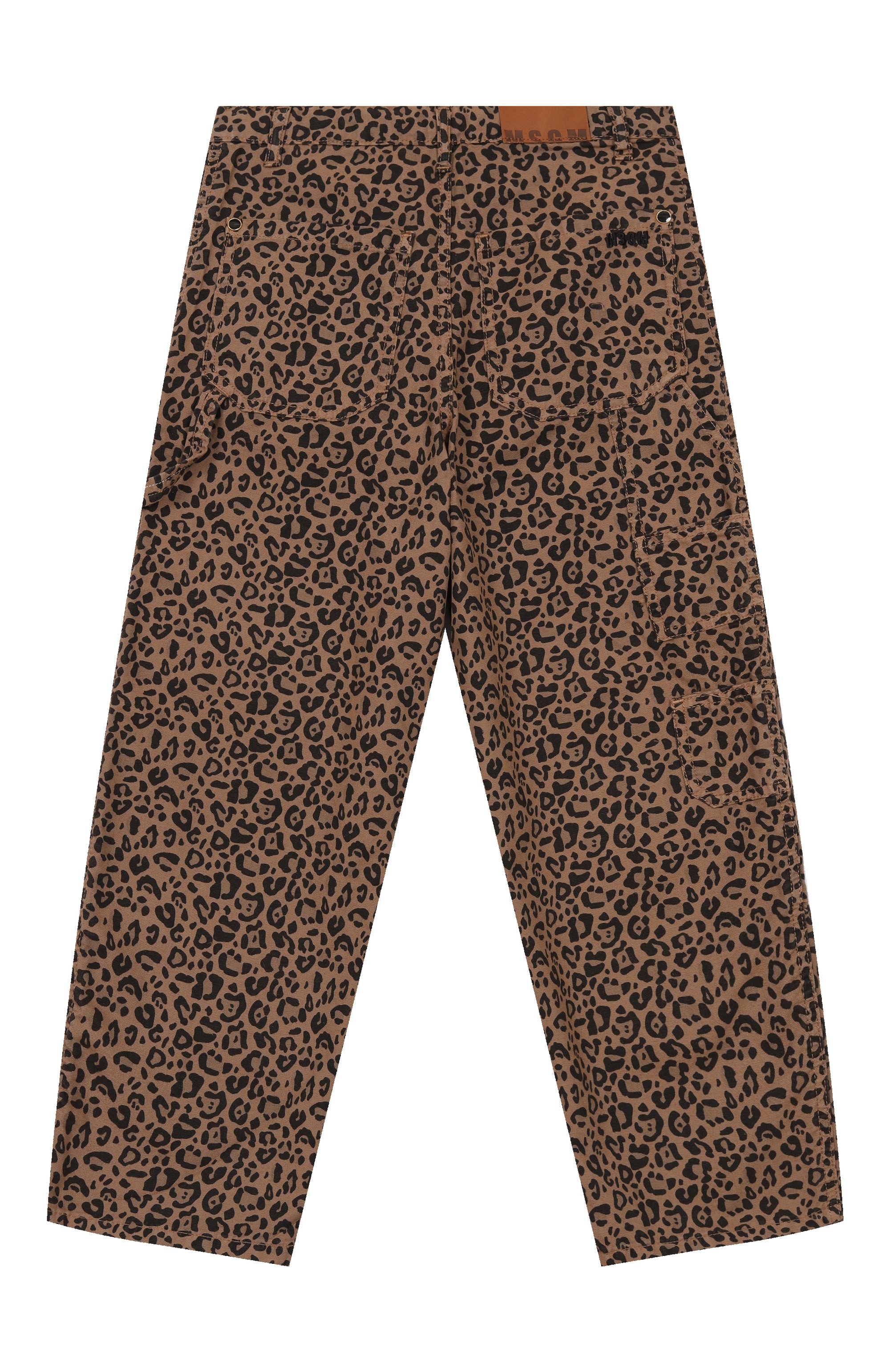 Джинсы MSGM KIDS леопардового цвета по цене 20900 руб., арт. F5MSJGPA130, фото 2 Джинсы MSGM KIDS, арт. F5MSJGPA130, фото 2