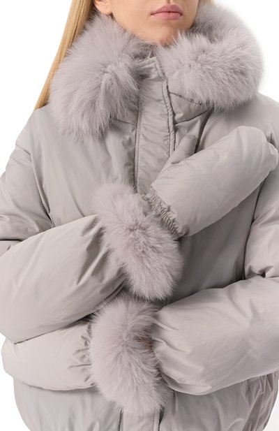 Пуховик с отделкой из песца YVES SALOMON, арт. 25WYV05866D0TM, фото 5