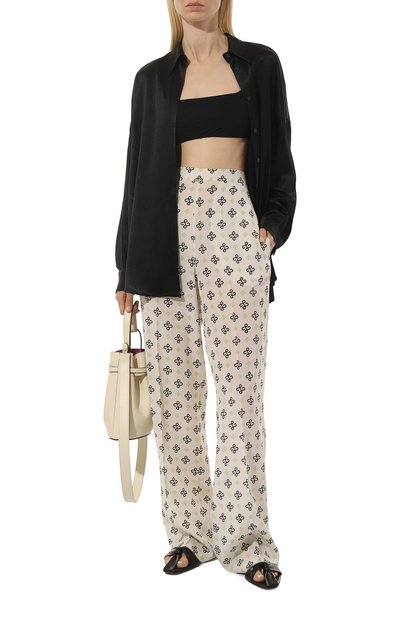 Шелковые брюки AND THE BRAND, арт. P004-7003-15Z-S23, фото 2