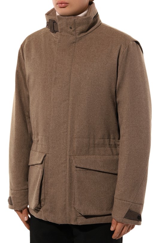 Кашемировая куртка Sease 0J52R/444TN Коричневый  0J52R/444TN Фото 3