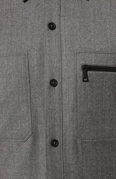 Шерстяная куртка-рубашка ZEGNA, арт. UCV01A6/S0TM2, фото 5