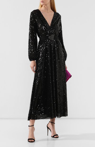 Платье с пайетками IN THE MOOD FOR LOVE черного цвета по цене 68400 руб., арт. CHER DRESS, фото 2 Платье с пайетками IN THE MOOD FOR LOVE, арт. CHER DRESS, фото 2