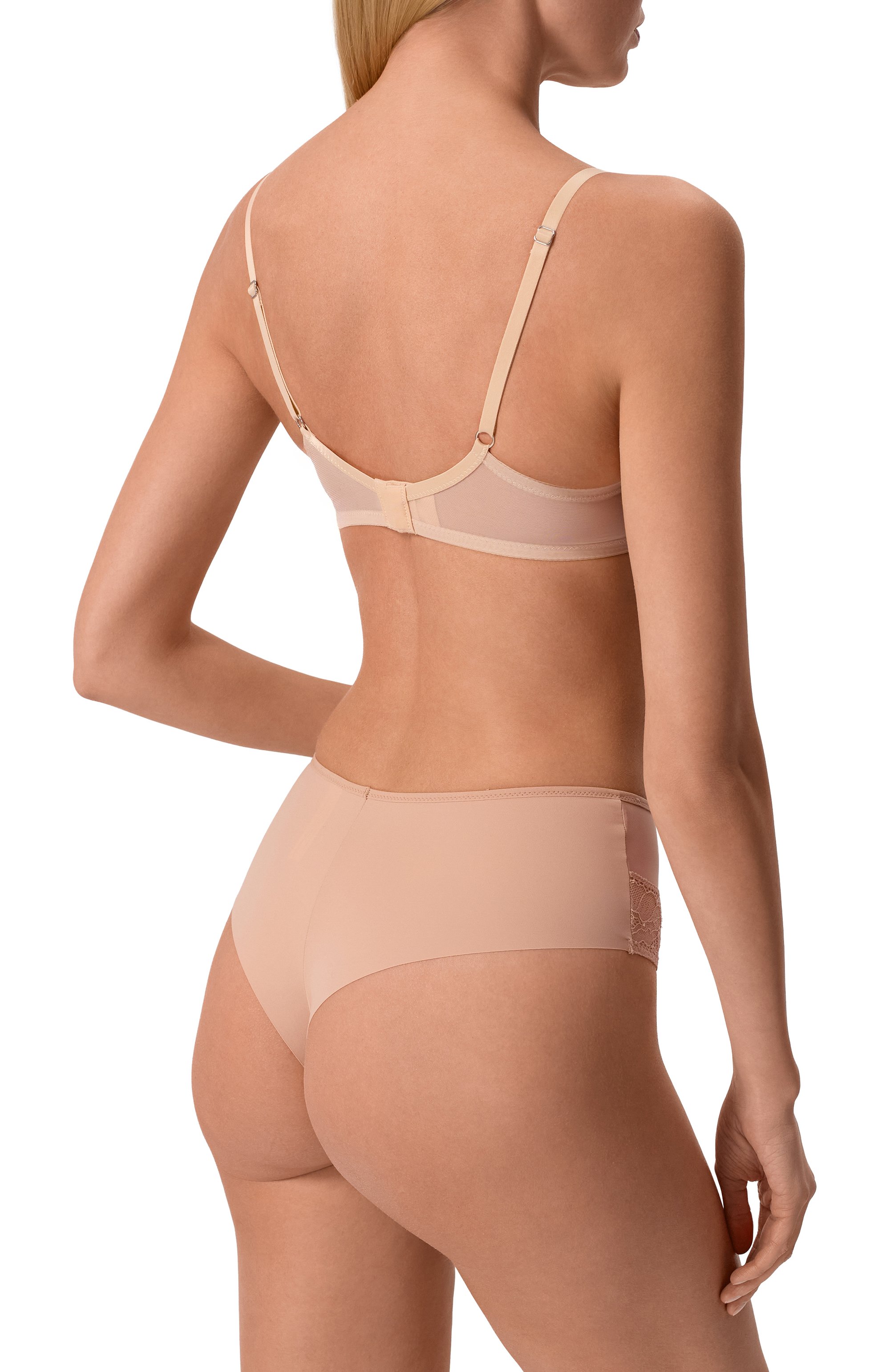 Трусы-танга MAISON LEJABY бежевого цвета по цене 9300 руб., арт. E12266, фото 3 Трусы-танга MAISON LEJABY, арт. E12266, фото 3