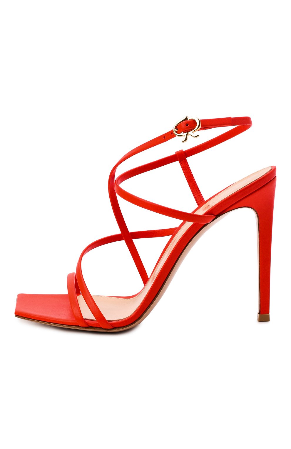 Кожаные босоножки manilla GIANVITO ROSSI, арт. G32062.15RIC.NAPPAPV, фото 4