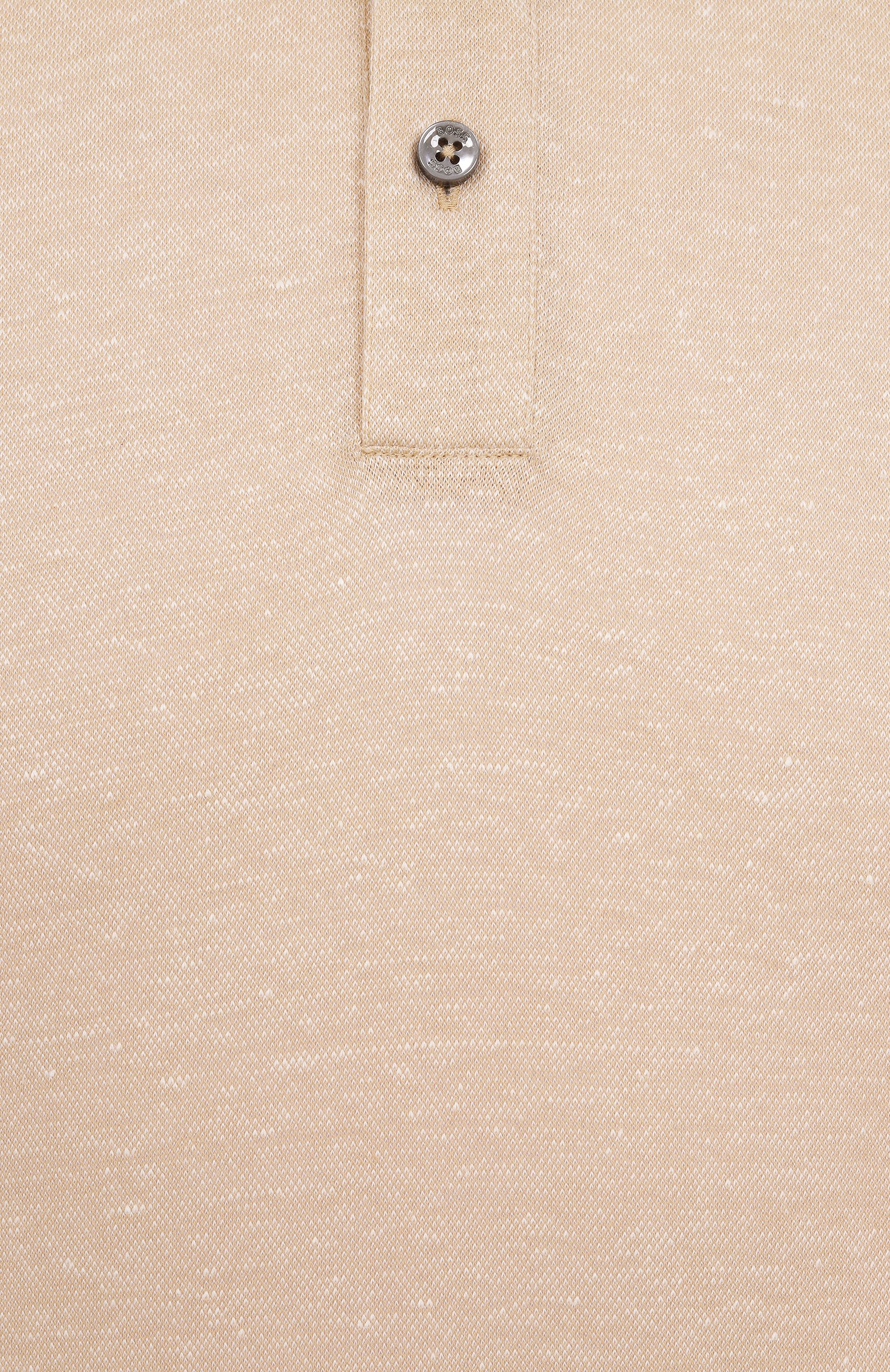 Поло из хлопка и льна BOSS, арт. 50537501, фото 6