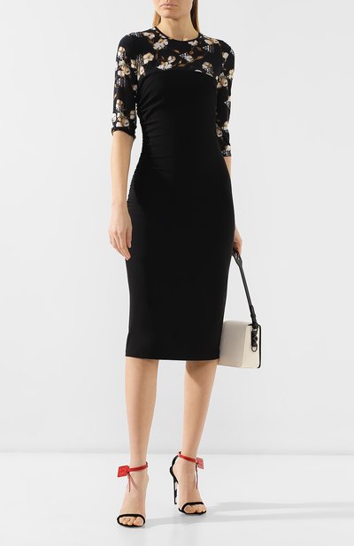 Платье из вискозы OFF-WHITE, арт. 0WDB124R19B780571000, фото 2