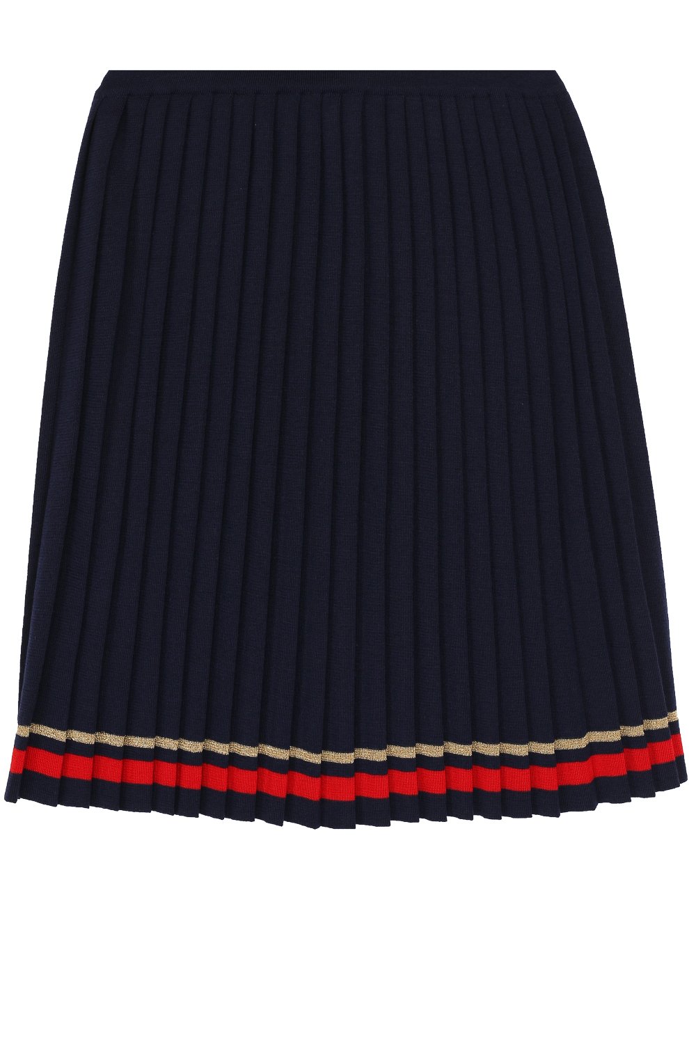 Плиссированная юбка с контрастной отделкой GUCCI, арт. 478565/X9B21, фото 1