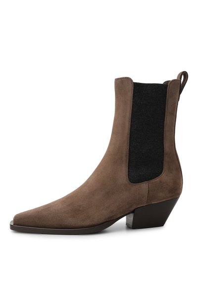 Замшевые ботильоны BRUNELLO CUCINELLI, арт. MZSFC3080P, фото 4