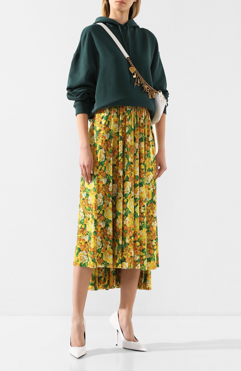 Юбка с принтом VETEMENTS, арт. SS20SK286 2615/W/YELL0W FL0WERS, фото 2