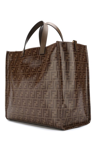 Сумка-шопер с логотипом бренда FENDI, арт. 8BH357 A5N6, фото 3
