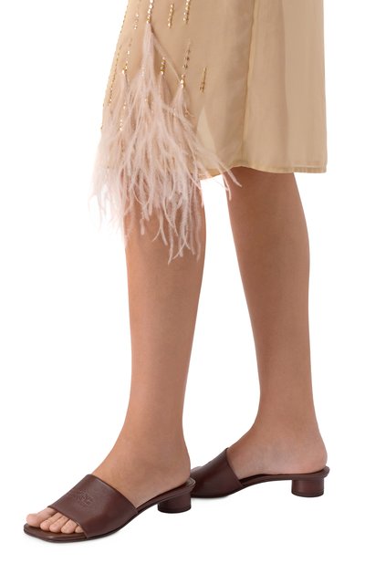 Кожаные мюли anatomic MM6, арт. S66WP0109/P3628, фото 2