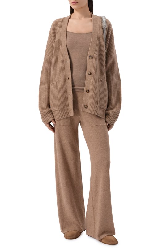 Кашемировый топ Uma Wang V2256E001 Бежевый  V2256E001 Фото 2