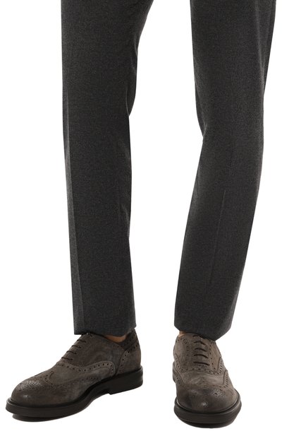 Замшевые оксфорды GREEN GEORGE, арт. 9012/LIGHT, фото 3