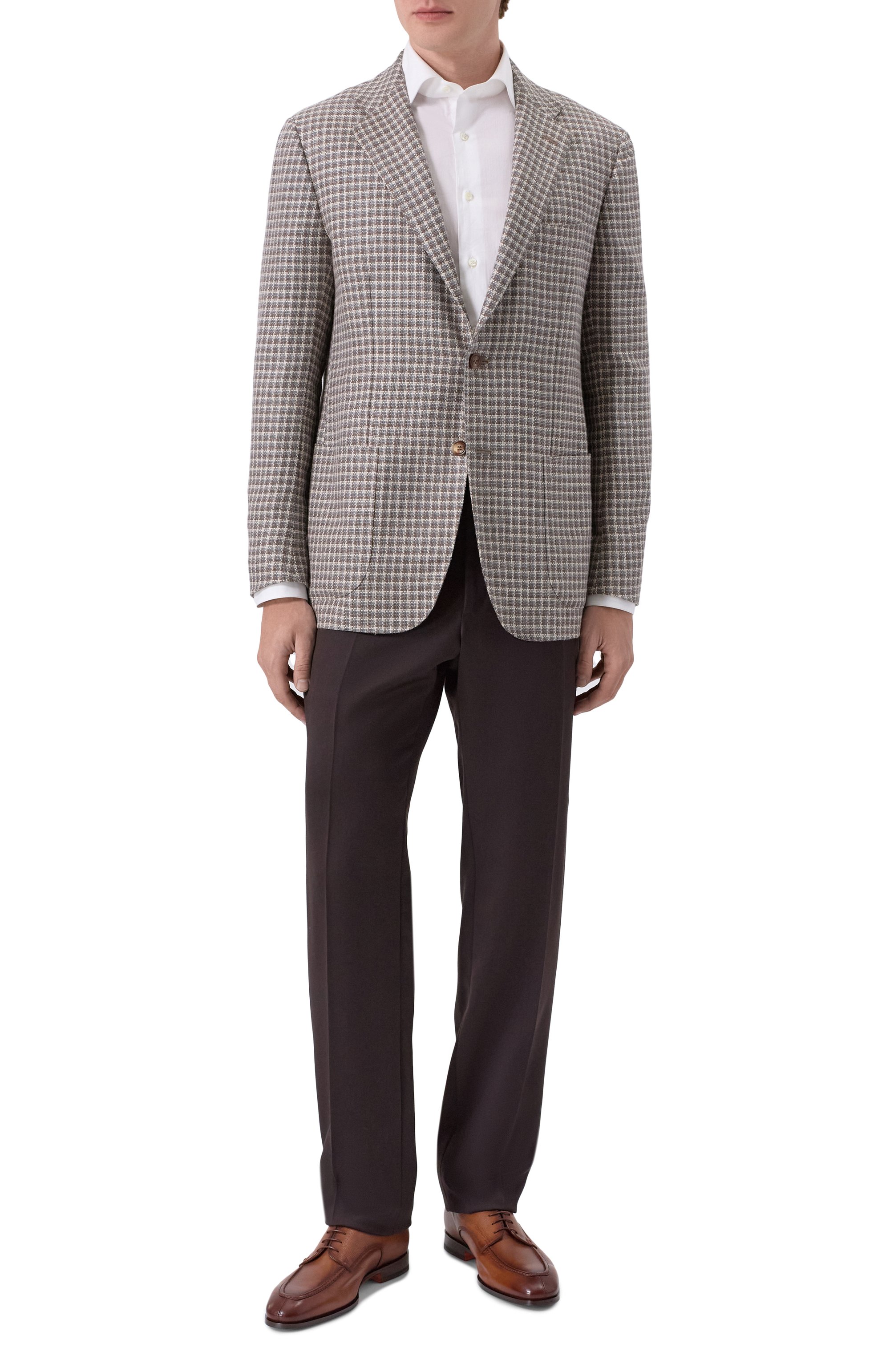 Кожаные дерби adrian SANTONI, арт. MCAG19308JJ6GHAS, фото 2