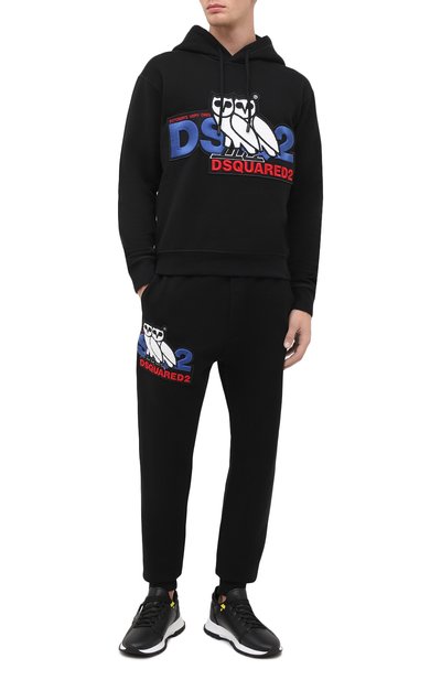 Хлопковое худи d2 x ovo DSQUARED2, арт. S74GU0458/S25042, фото 2