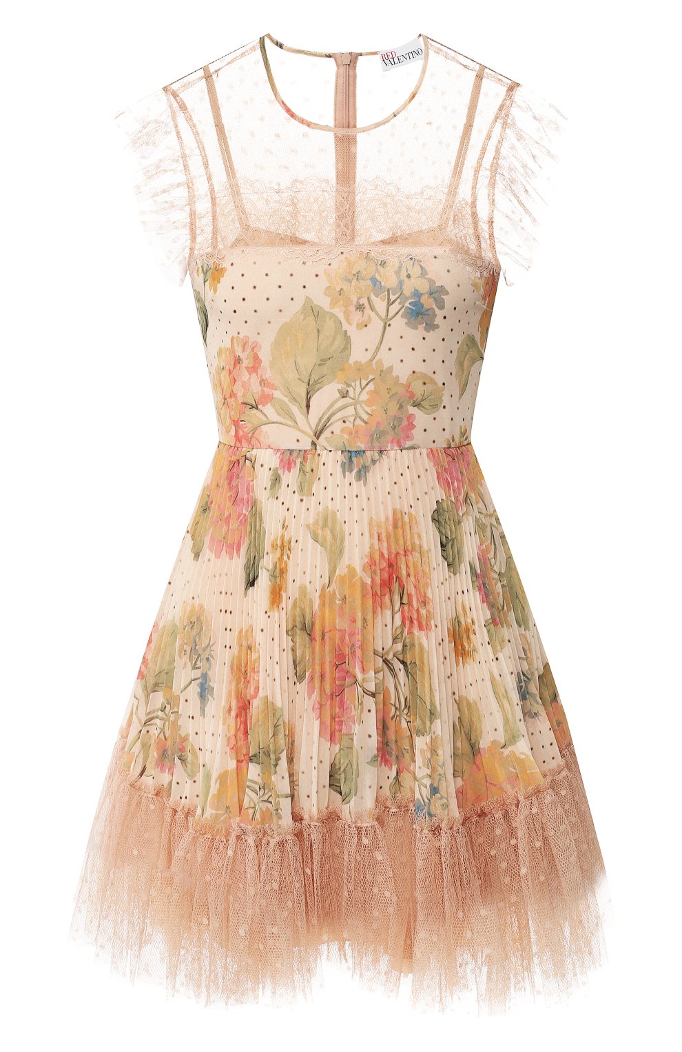 Платье REDVALENTINO бежевого цвета по цене 96950 руб., арт. TR3VAL40/4SL, фото 1 Платье REDVALENTINO, арт. TR3VAL40/4SL, фото 1