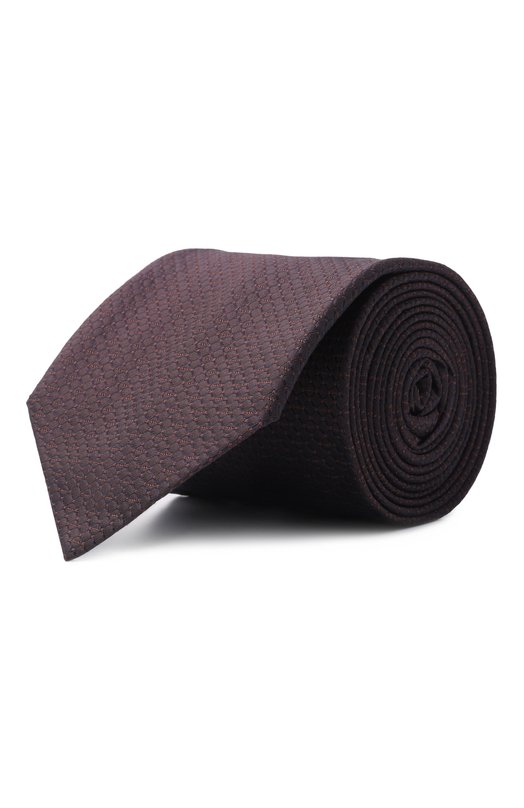 Шелковый галстук Alessandro Gherardi CRAVATTA-L/1005 Коричневый CRAVATTA-L/1005