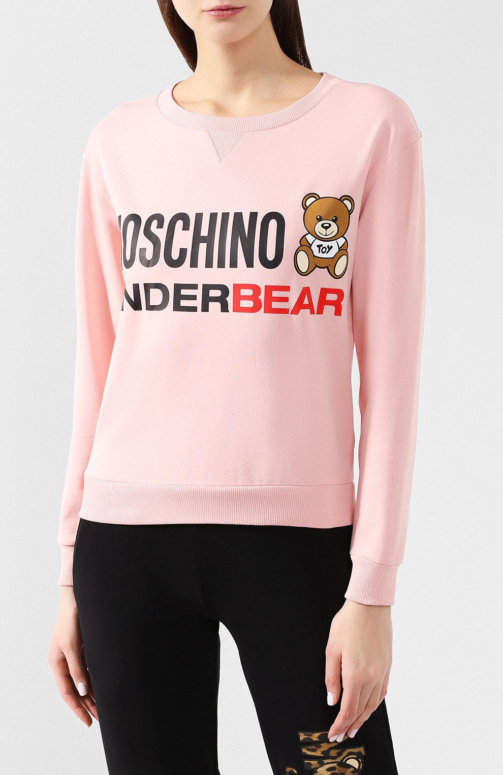 Хлопковый свитшот MOSCHINO, арт. A1710/9029, фото 3