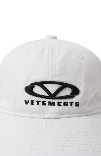 Хлопковая бейсболка VETEMENTS, арт. UA66CA100W, фото 3