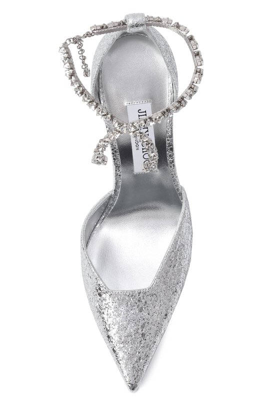 Кожаные туфли Stevie 100 Jimmy Choo STEVIE100HTJ Серебряный  STEVIE100HTJ Фото 6