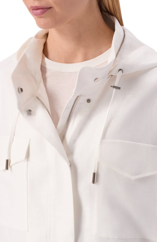 Льняная парка MVST M26.2PW.0024/ZEG1656 Белый  M26.2PW.0024/ZEG1656 Фото 5