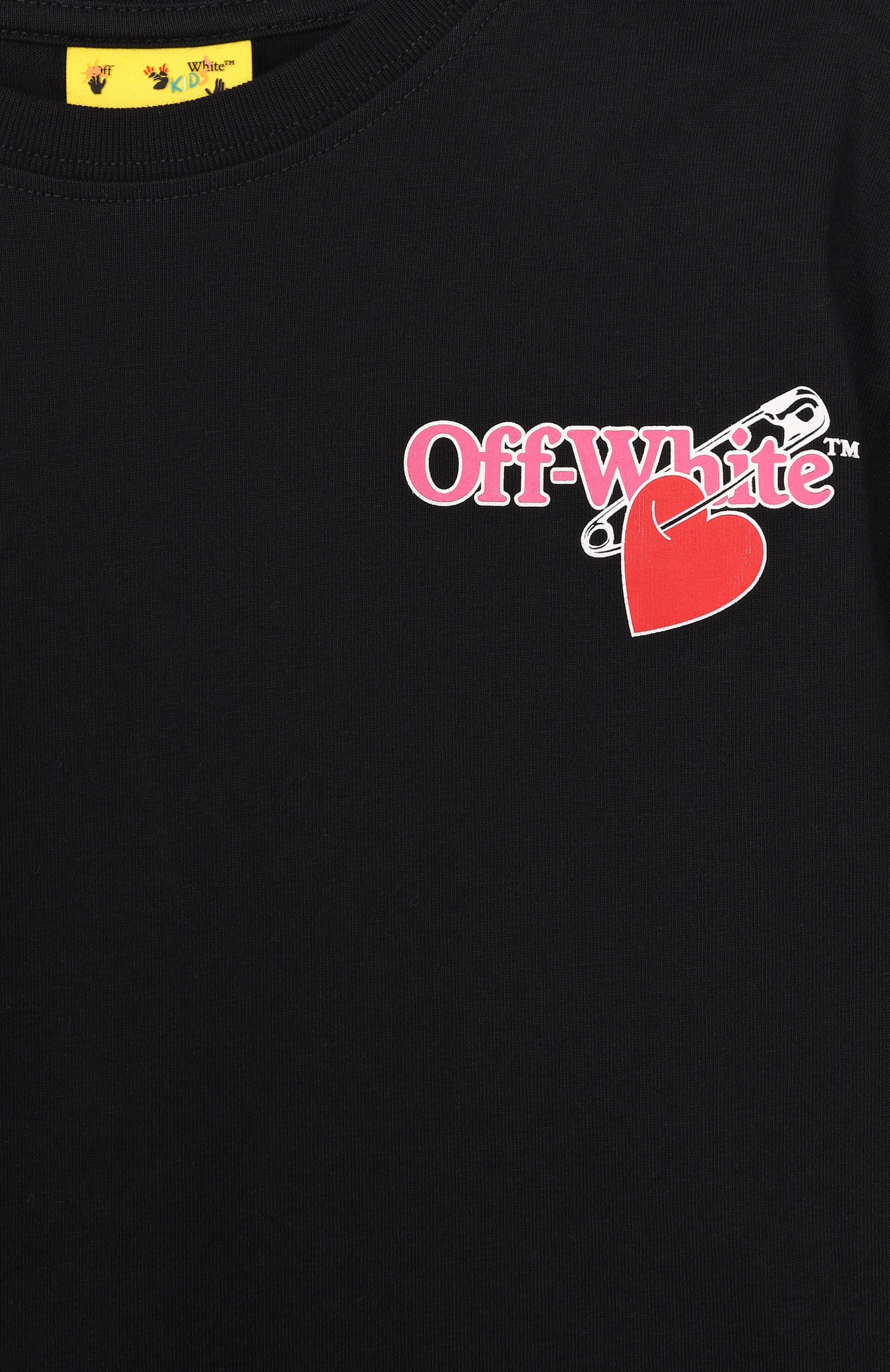Хлопковая футболка OFF-WHITE, арт. 0GAA001F25JER004/4-12, фото 3