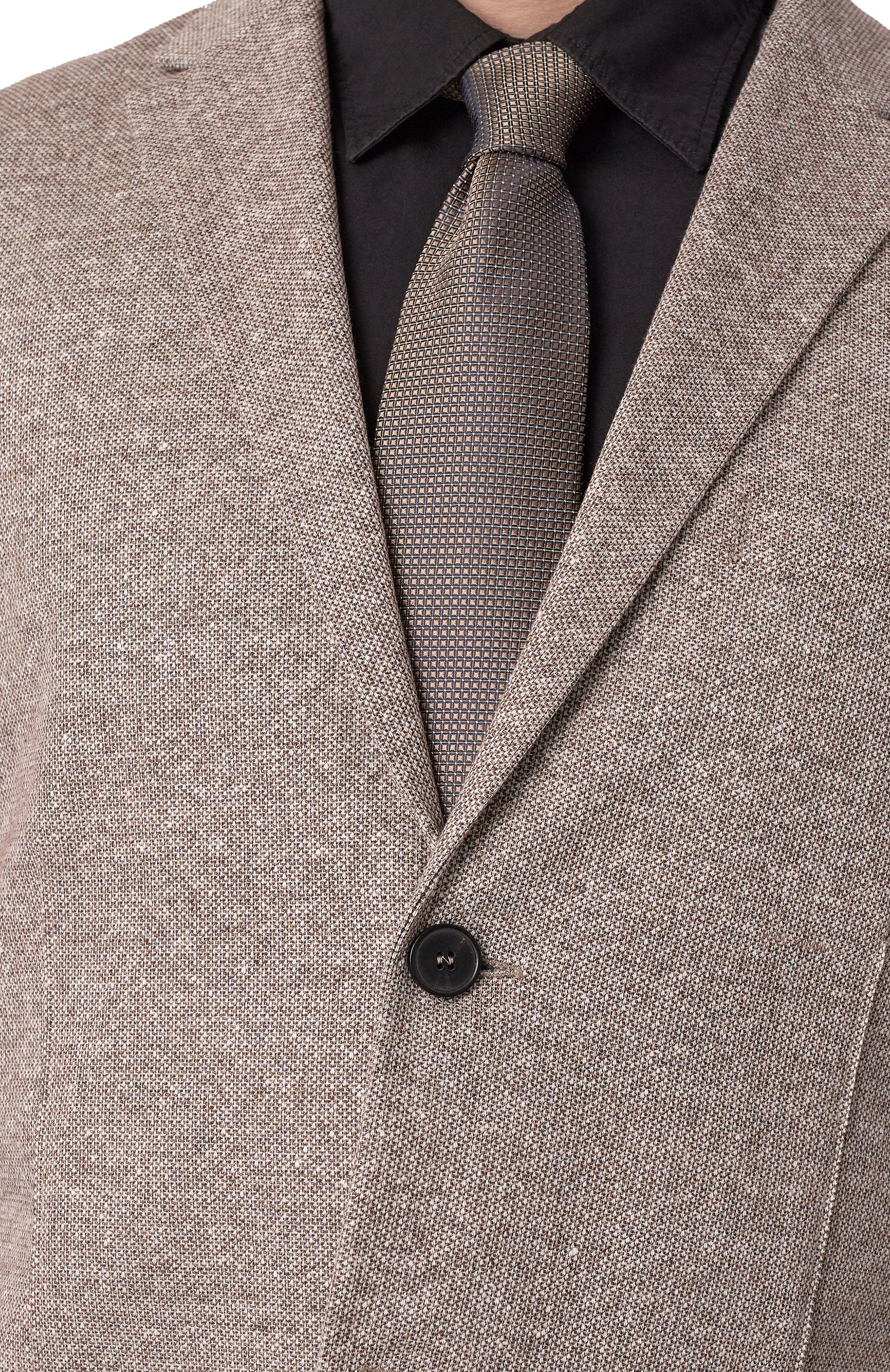 Пиджак изо льна и хлопка HARRIS WHARF LONDON, арт. C8P22PGH, фото 5