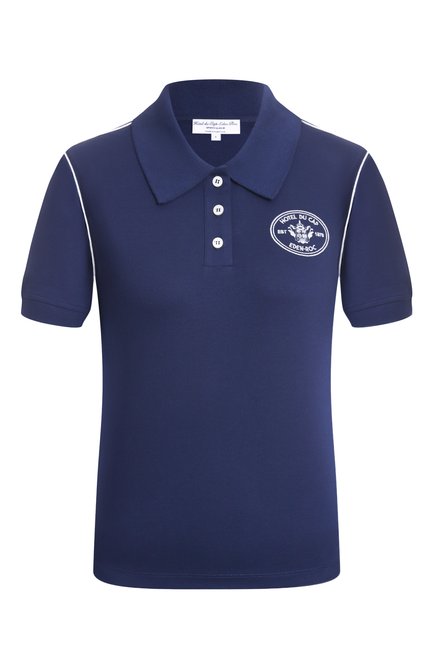 Женское хлопковое поло sporty &amp; rich x hotel eden roc SPORTY AND RICH, арт. T005760666BL107